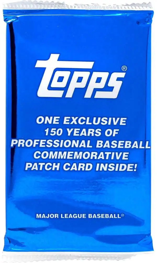 MLB Topps 2019 Series 1 Baseball One Exclusive 150 Years Commemorative Patch Card Trading Card Pack