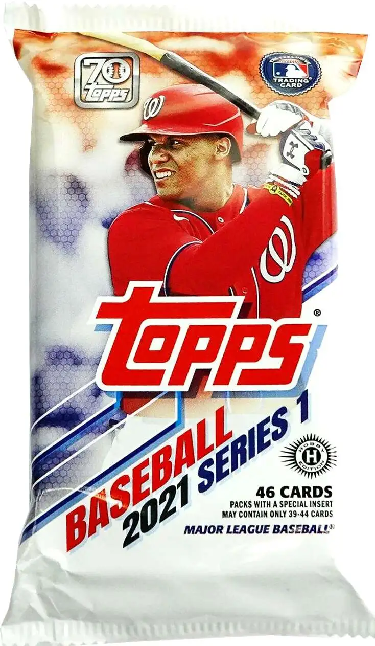 MLB Topps 2021 Series 1 Baseball Trading Card JUMBO HOBBY Pack [46 Cards]