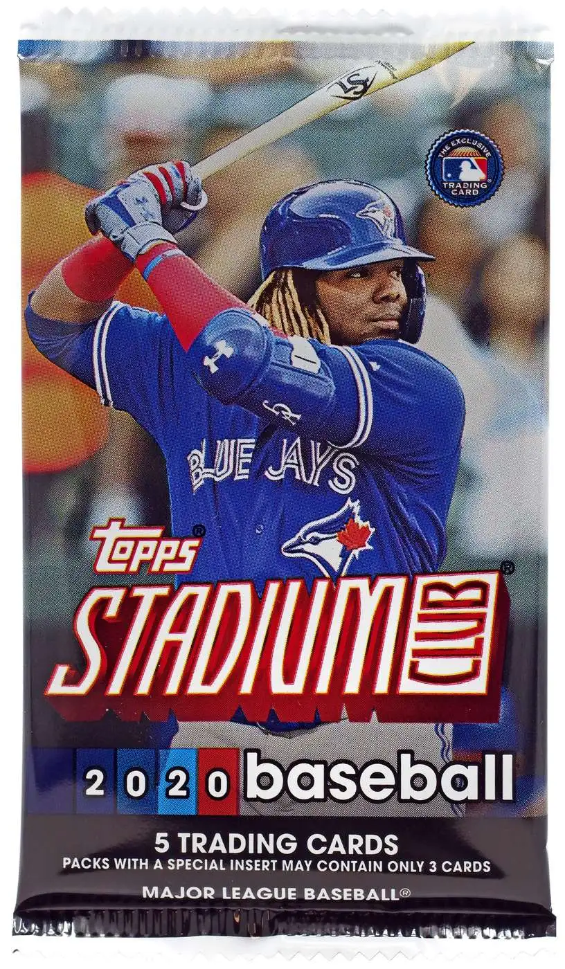 MLB Topps 2020 Stadium Club Baseball Trading Card RETAIL Pack [5 Cards]