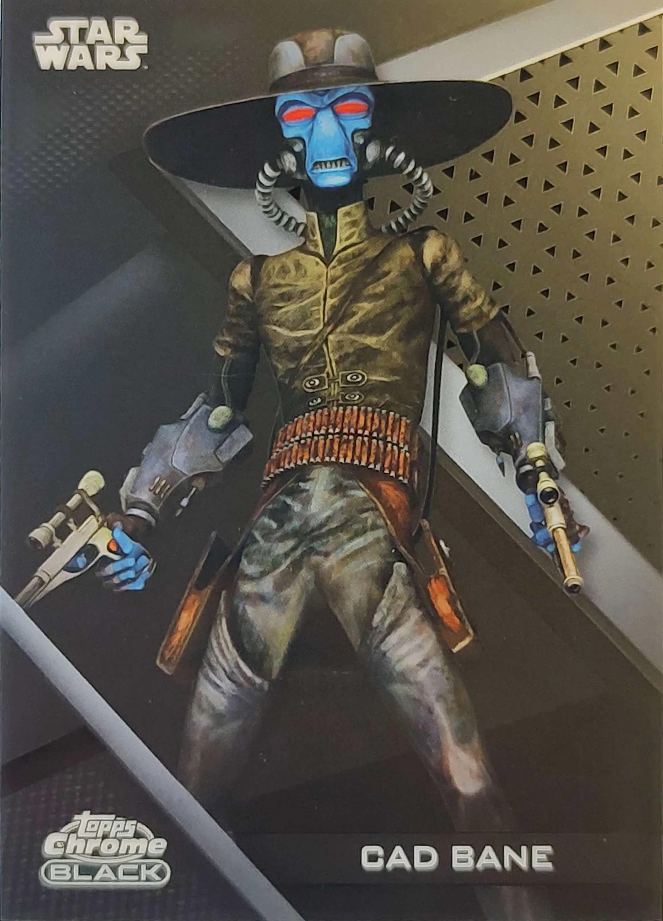 Star Wars Topps 2022 Chrome Black Cad Bane #88