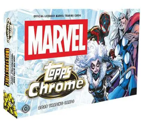 Marvel Topps 2025 Chrome Trading Card HOBBY Box