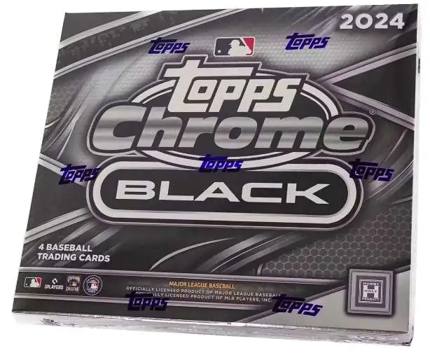 MLB Topps 2024 Chrome Black Baseball Trading Card HOBBY Box [1 Encased Autograph]