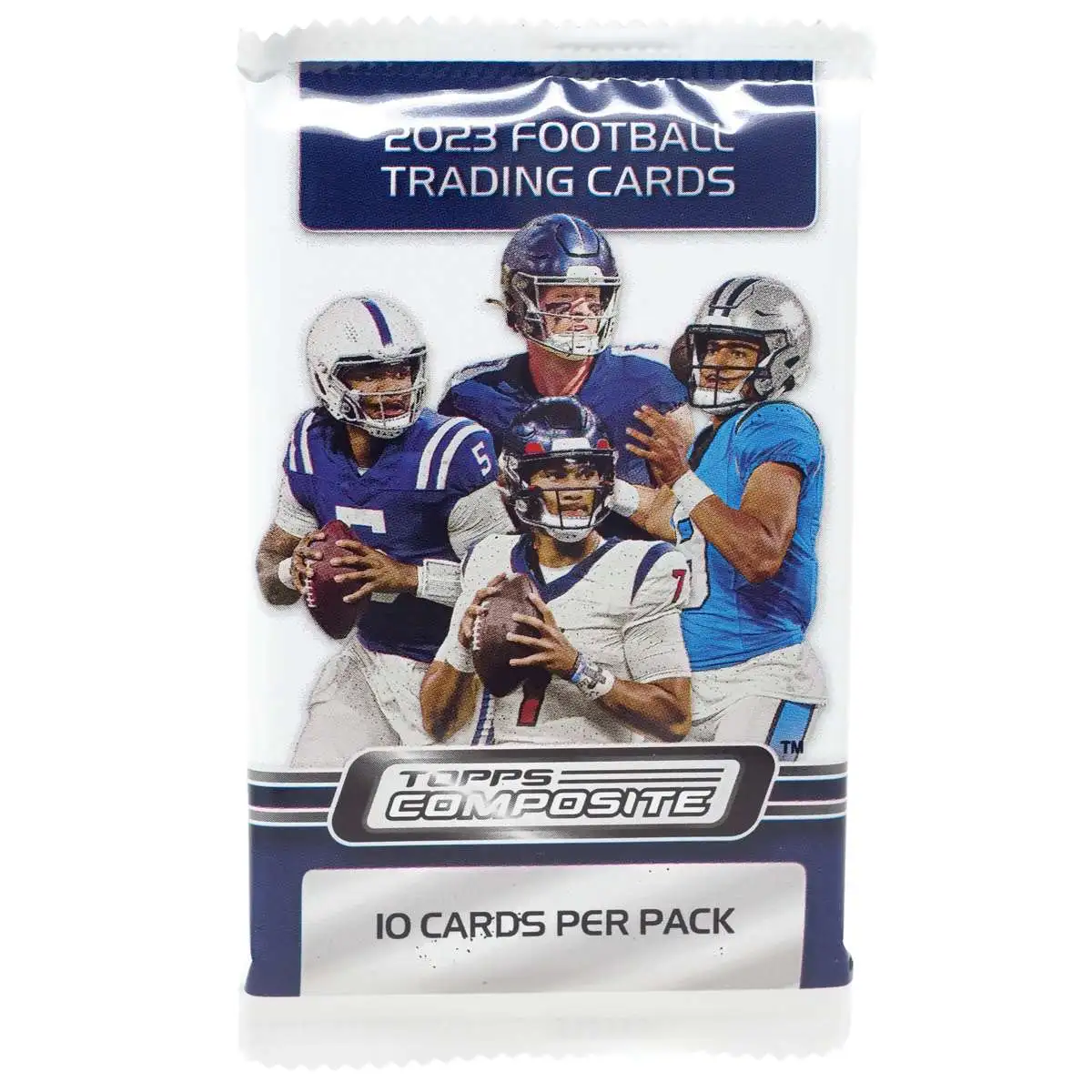 NFL Topps 2023 Composite Football Trading Card MEGA Pack [10 Cards, Look for Exclusive Inserts & Chrome Autographs]