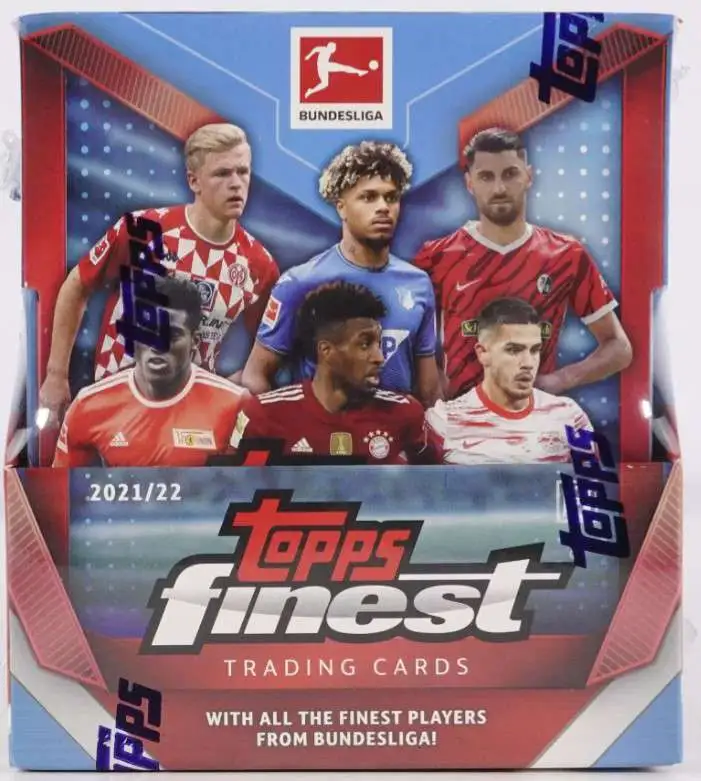 2021 Topps Finest Bundesliga Trading Card HOBBY Box