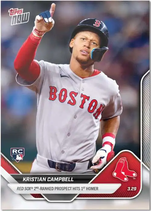 MLB Boston Red Sox 2025 NOW Baseball Kristian Campbell #20 [Rookie, 1st Homer Run]