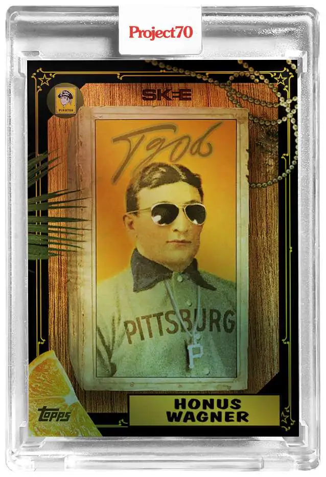 MLB Topps Project70 Baseball 1987 Honus Wagner Exclusive Trading Card [#172, By DJ Skee, Rainbow Foil]