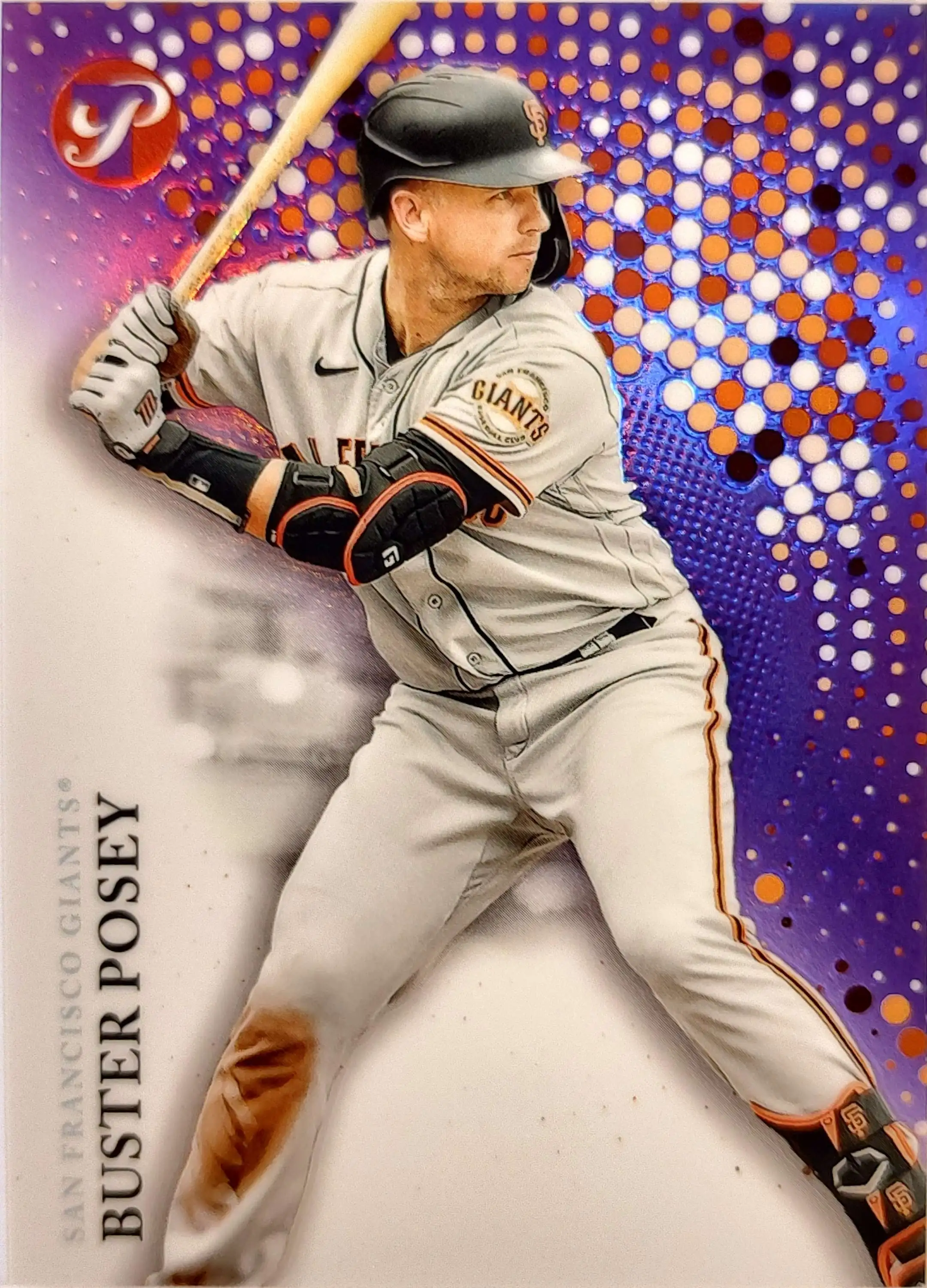 MLB 2022 Topps Pristine Buster Posey Trading Card 141 Purple, 8399