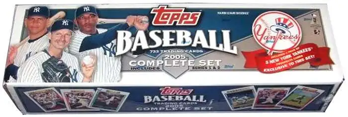 MLB New York Yankees 2005 Baseball New York Yankees Complete Set Topps ...