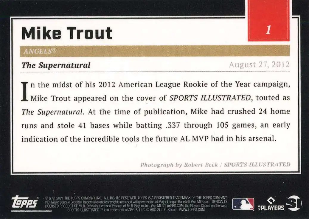 The Supernatural How Can Mike Trout Be So Good So Young Sports Illustrated  Cover Metal Print by Sports Illustrated - Pixels