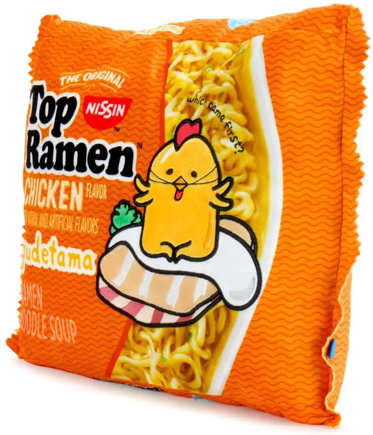 Sanrio Gudetama Nissin Top Ramen Noodle Soup Chicken Flavor 16 Plush