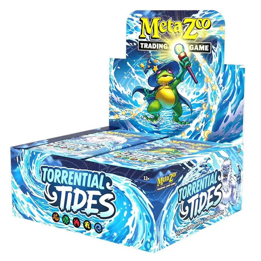 MetaZoo Trading Card Game Torrential Tides Booster Box [24 Packs]