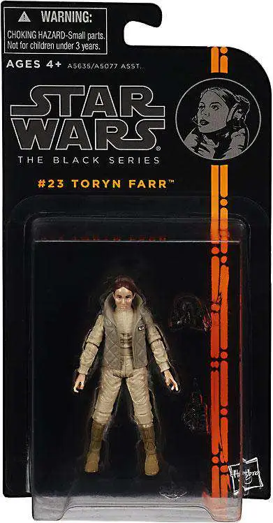 action figure Rebel Officer #23 StarWars TORYN FARR 3-3/4 Black series 