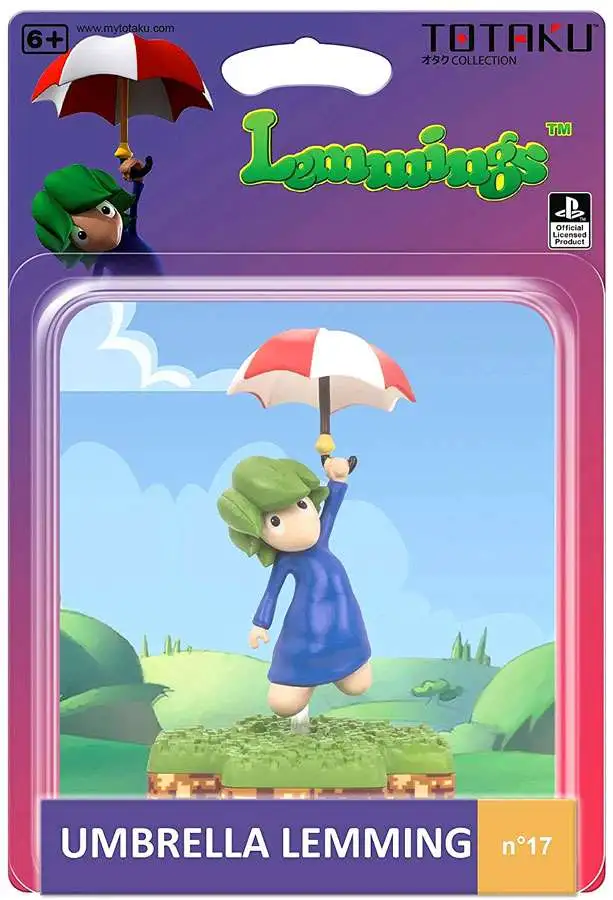 Lemmings TOTAKU Collection Umbrella Lemming Vinyl Figure