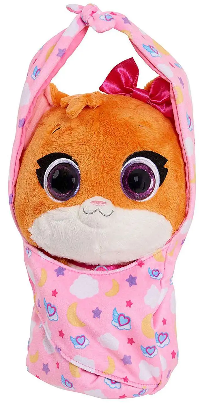 Disney Junior TOTS (Tiny Ones Transport Service) Cuddle & Wrap Mia The Kitten 9-Inch Plush