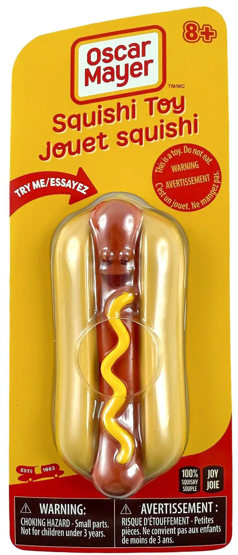 Oscar Mayer Hotdog Squishy Toy (Pre-Order ships April)