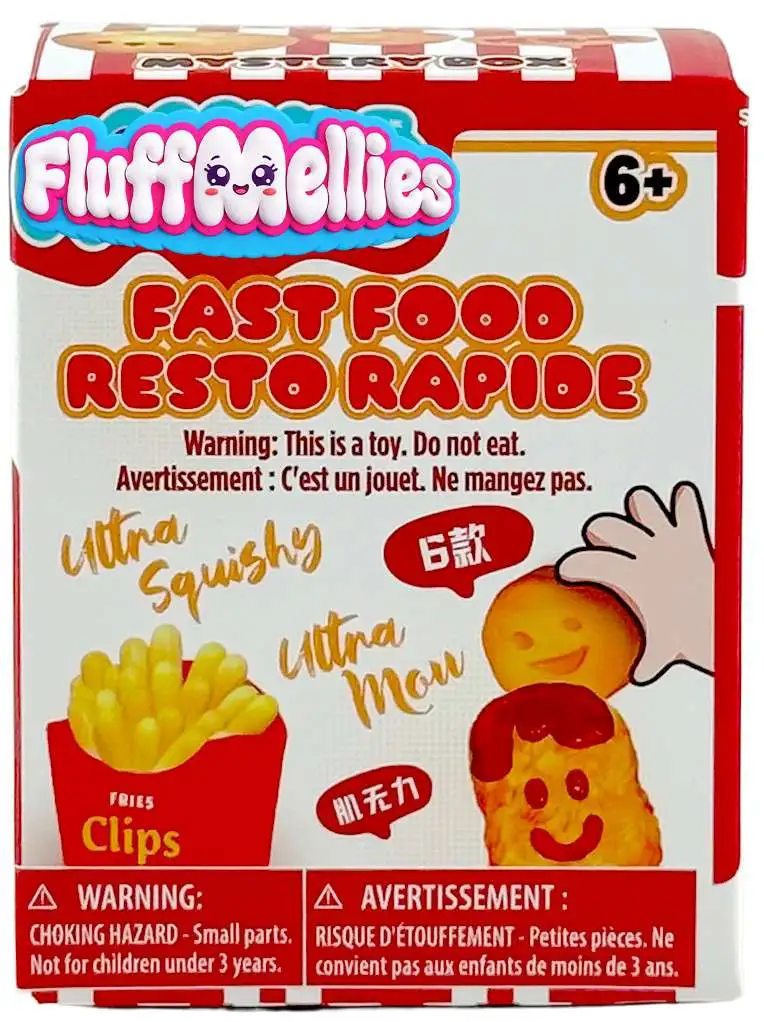 Fluffmellies (Mooshies) Fast Food Mystery Pack [1 RANDOM Squeezy Toy]