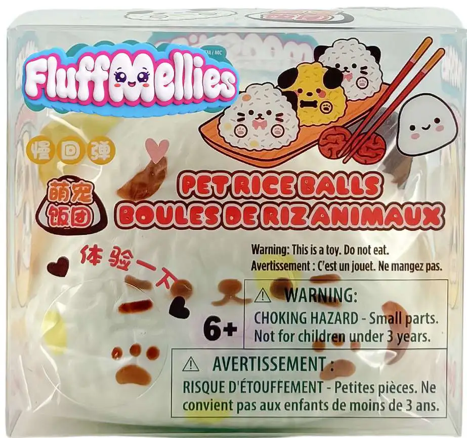 Fluffmellies (Mooshies) Pet Rice Balls Mystery Pack [1 RANDOM Squeezy Toy]