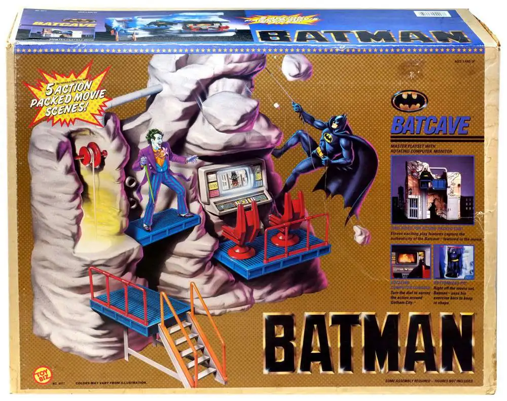 DC Batman Batcave Playset Toy Biz - ToyWiz