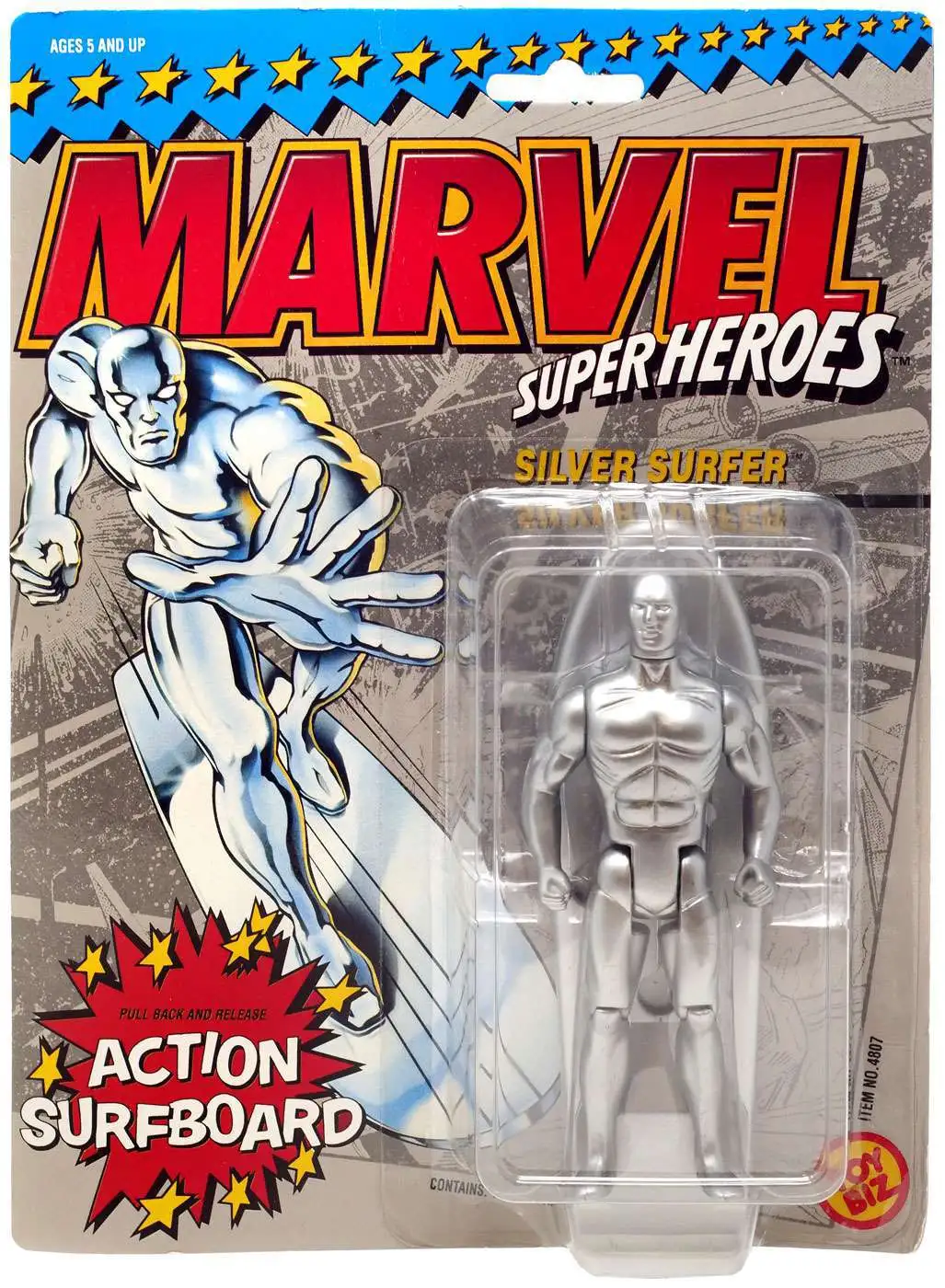 Marvel Super Heroes Silver Surfer Action Figure [Action Surfboard]