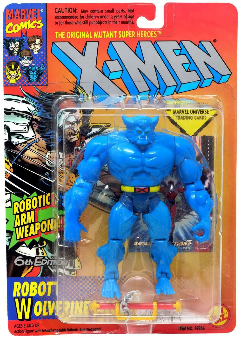 ToyBiz Figurine Vintage X-Men Robot Wolverine Albert 1994 Toy Biz Marvel 