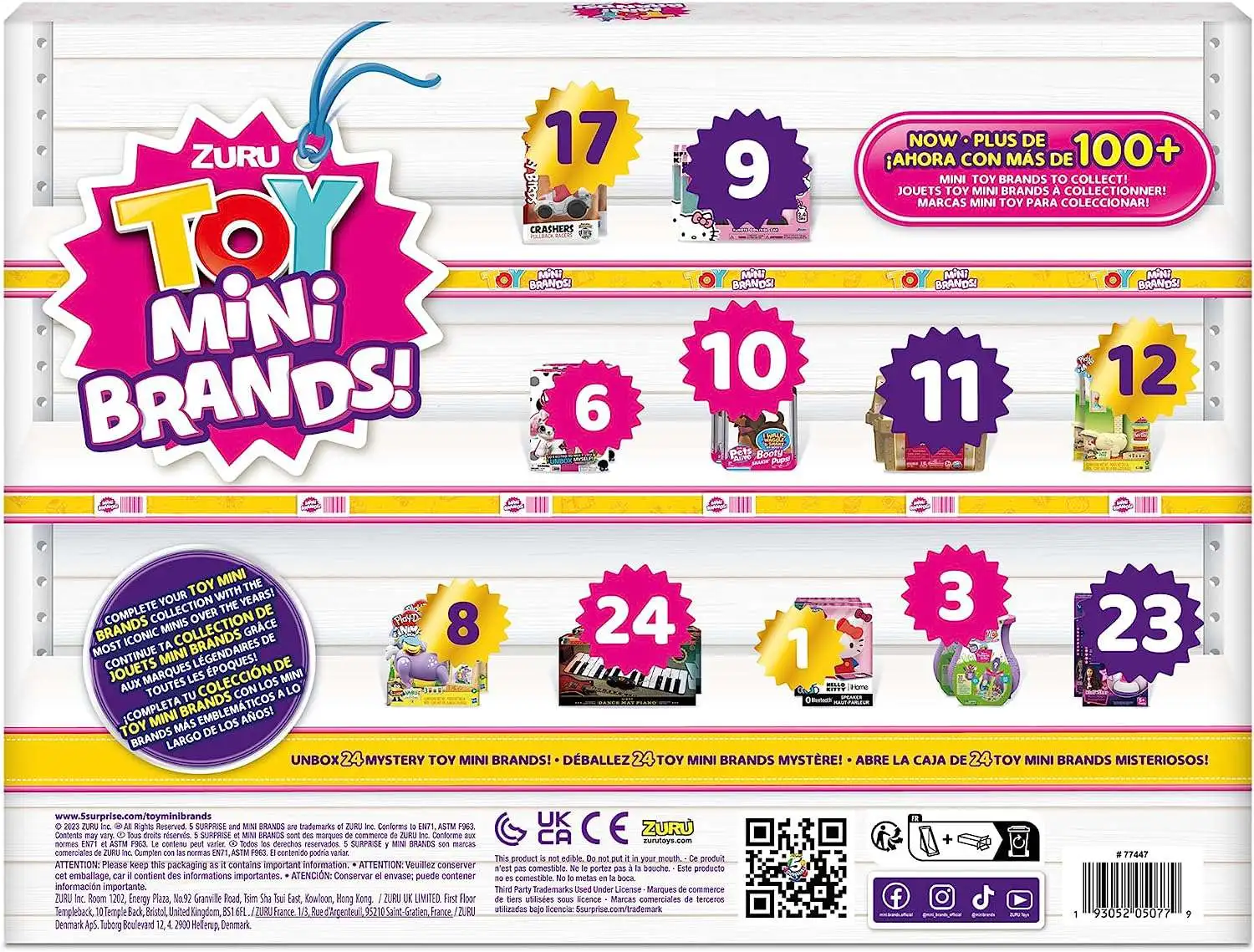 5 Surprise TOY Mini Brands Series 3 Advent Calendar 24 Minis 4 Exclusives  Zuru Toys - ToyWiz