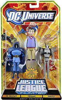 DC Universe Justice League Unlimited Dr. Destiny, Toyman & Firefly Exclusive Action Figure 3-Pack