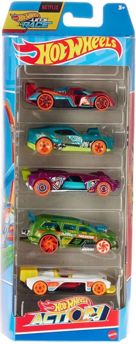 Hot Wheels Lets Race Action Electro Silhouette, Twinduction, Nitro ...