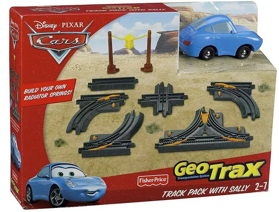 Fisher GeoTrax Geo Trax Disney Cars Track Pack With Sally for sale online 