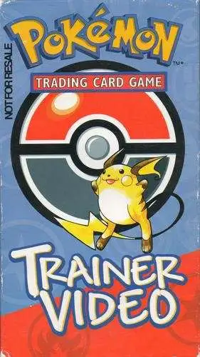 Pokemon Trainer Video VHS