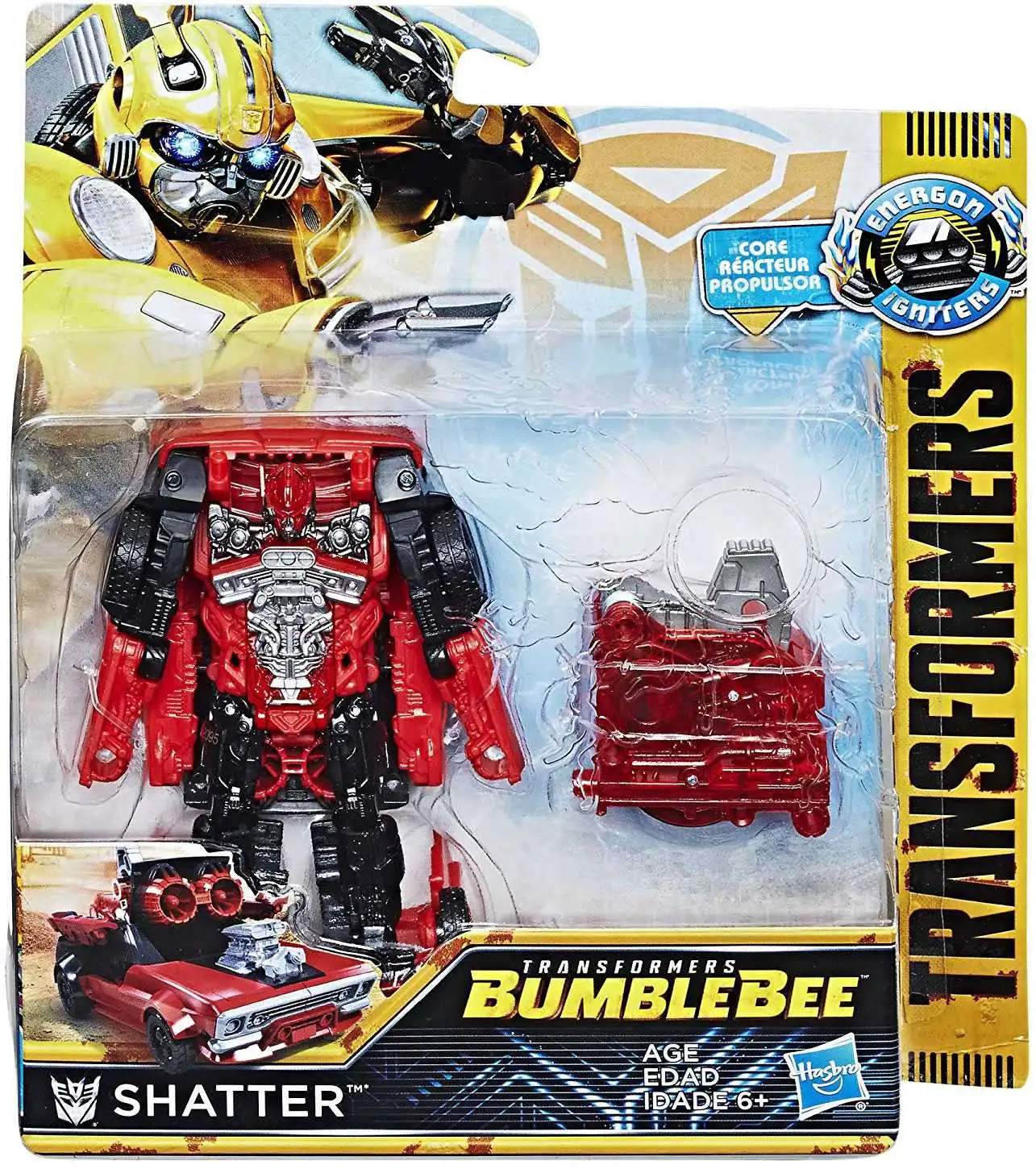 Hasbro ® e2095 Transformers Bumblebee Movie Power Plus series Shatter 