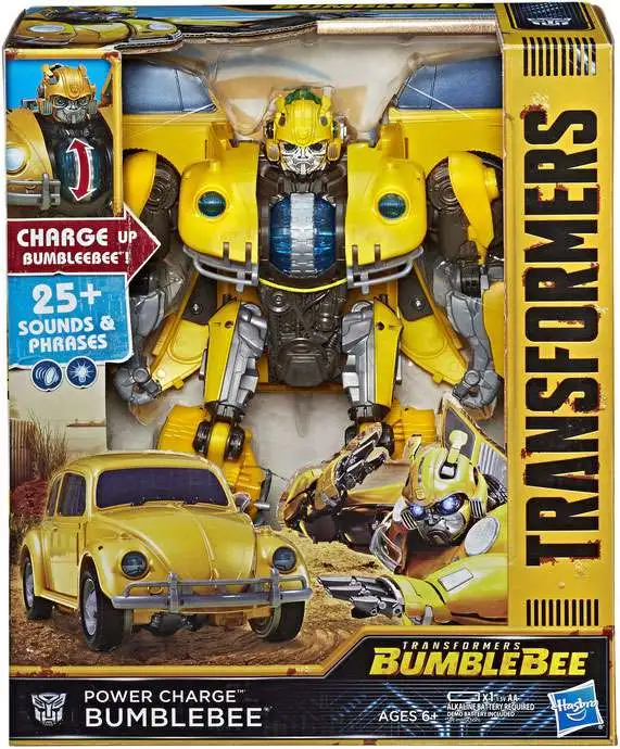 Bumblebee ~ 10" ELECTRONIC POWER CHARGE BUMBLEBEE ACTION FIGURE Transformers 