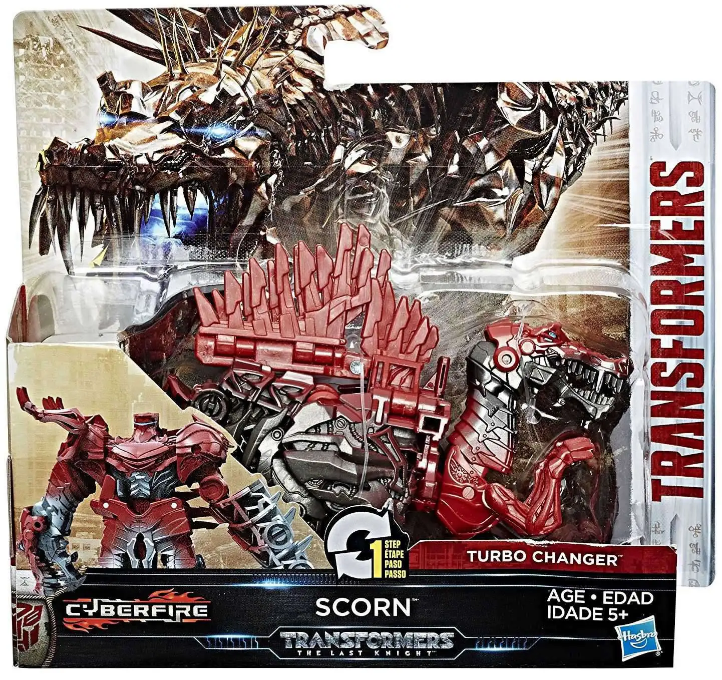Hasbro Transformers Mv5 The Last Knight Voyager Class Scorn for sale online 