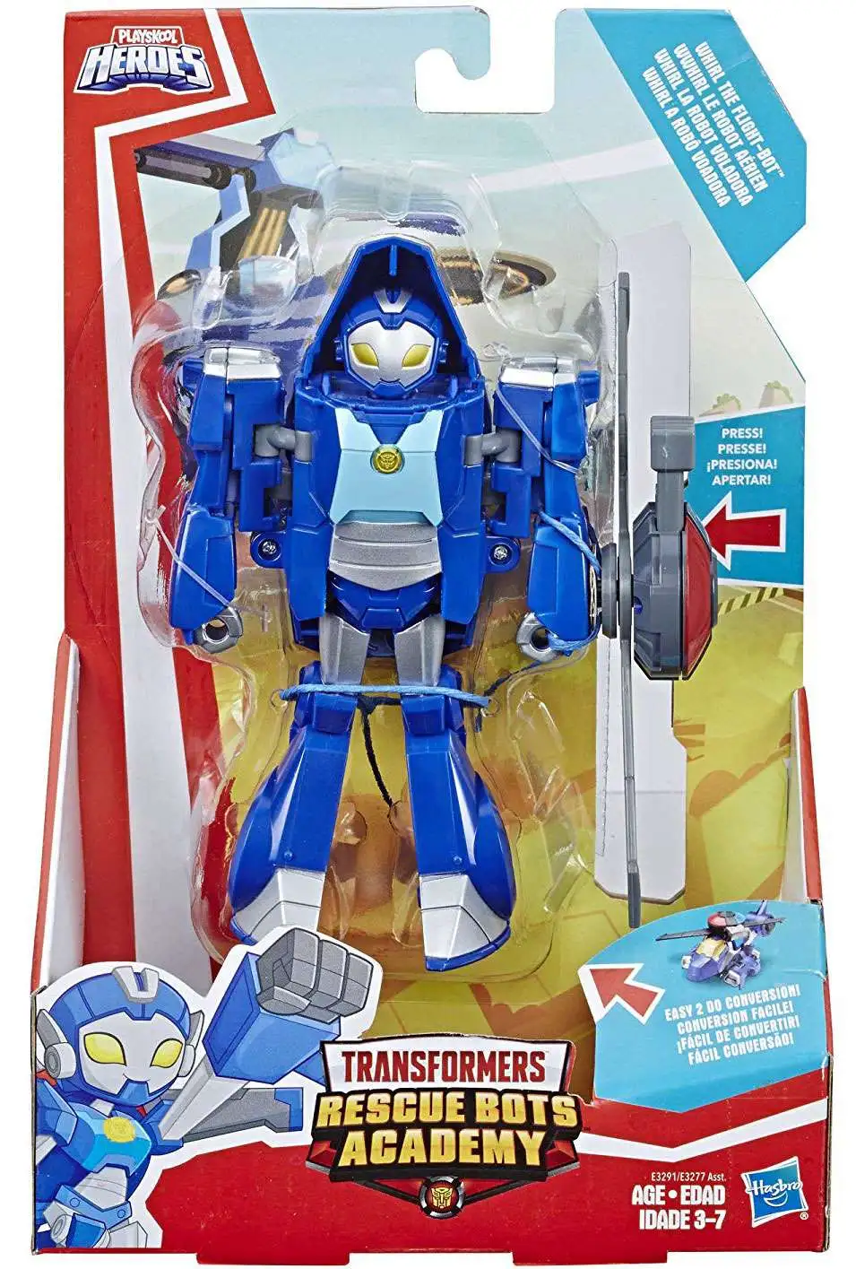 Playskool Heroes Rescue Bots Academy 18 cm WHIRL with rotating mechanism blades 