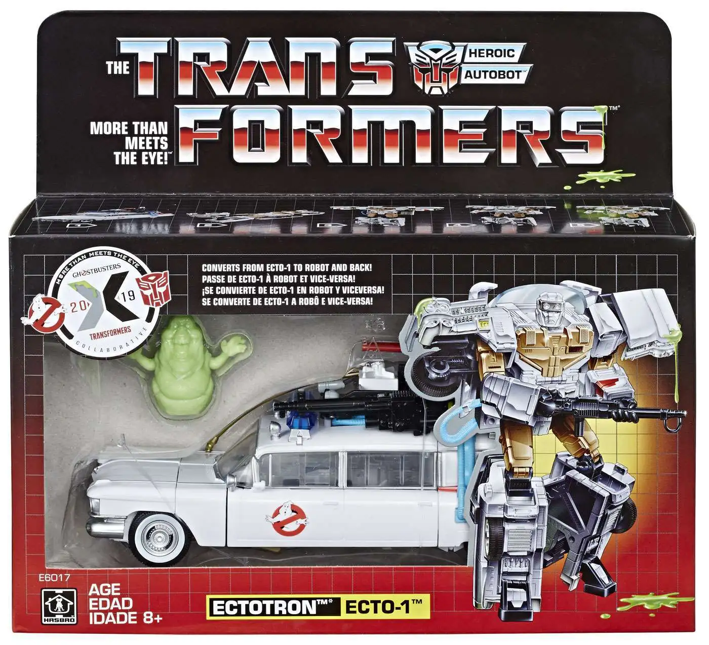 IN HAND HASBRO Transformers Exclusive Ghostbusters ECTOTRON ECTO-1 action figure 