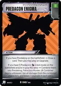 Transformers Trading Card Game Rise of the Combiners Rare Predacon Enigma #048