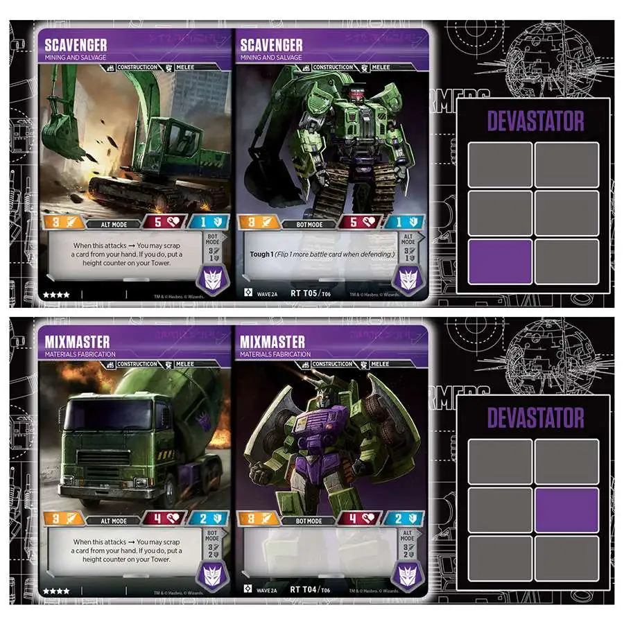Transformers TCG Devastator DeckReady-to-Play Deck46 Cards Incl Devas... 