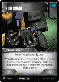 Transformers Trading Card Game Wave 1 Uncommon Bug Bomb #011