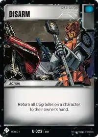 Transformers Trading Card Game Wave 1 Uncommon Disarm #023