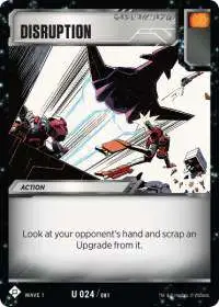 Transformers Trading Card Game Wave 1 Uncommon Disruption #024