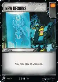 Transformers Trading Card Game Wave 1 Common New Designs #048