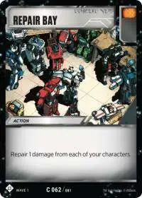 Transformers Trading Card Game Wave 1 Common Repair Bay #062