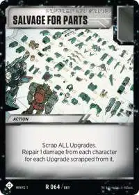 Transformers Trading Card Game Wave 1 Rare Salvage for Parts #064