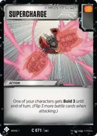 Transformers Trading Card Game Wave 1 Common Supercharge #071