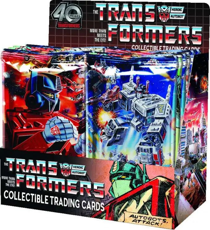 Transformers 40th Anniversary Trading Card FOIL Box [24 Packs]