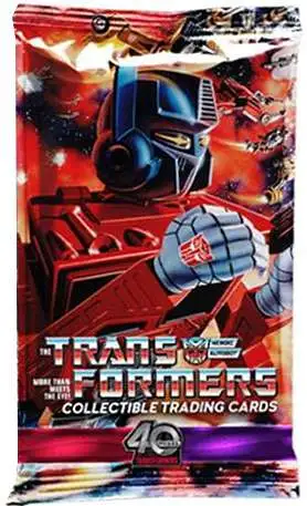 Transformers 40th Anniversary Trading Card FOIL Pack [10 Cards]