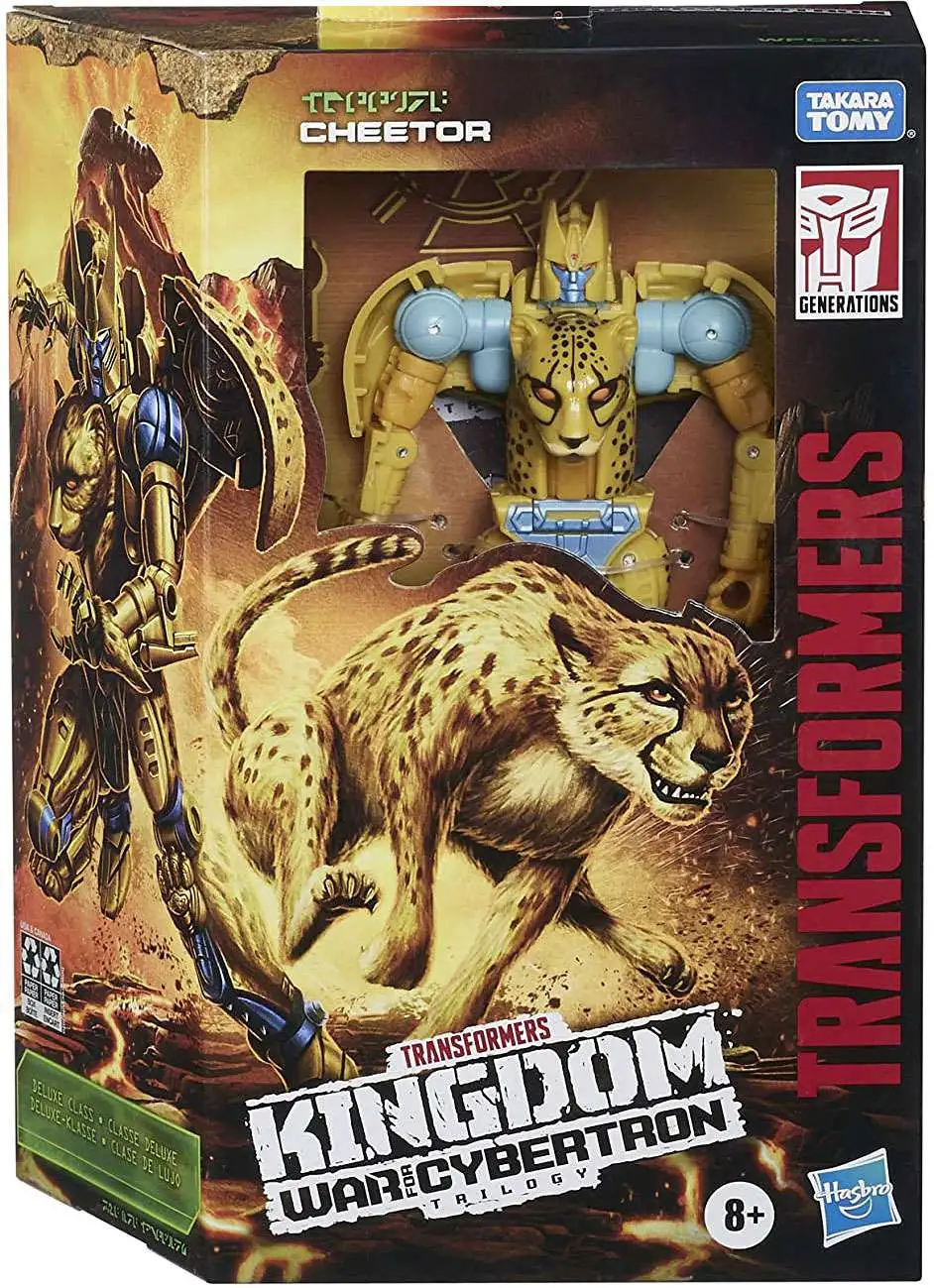 Hasbro Transformers War For Cybertron: Kingdom Cheetor Deluxe Class NEW 