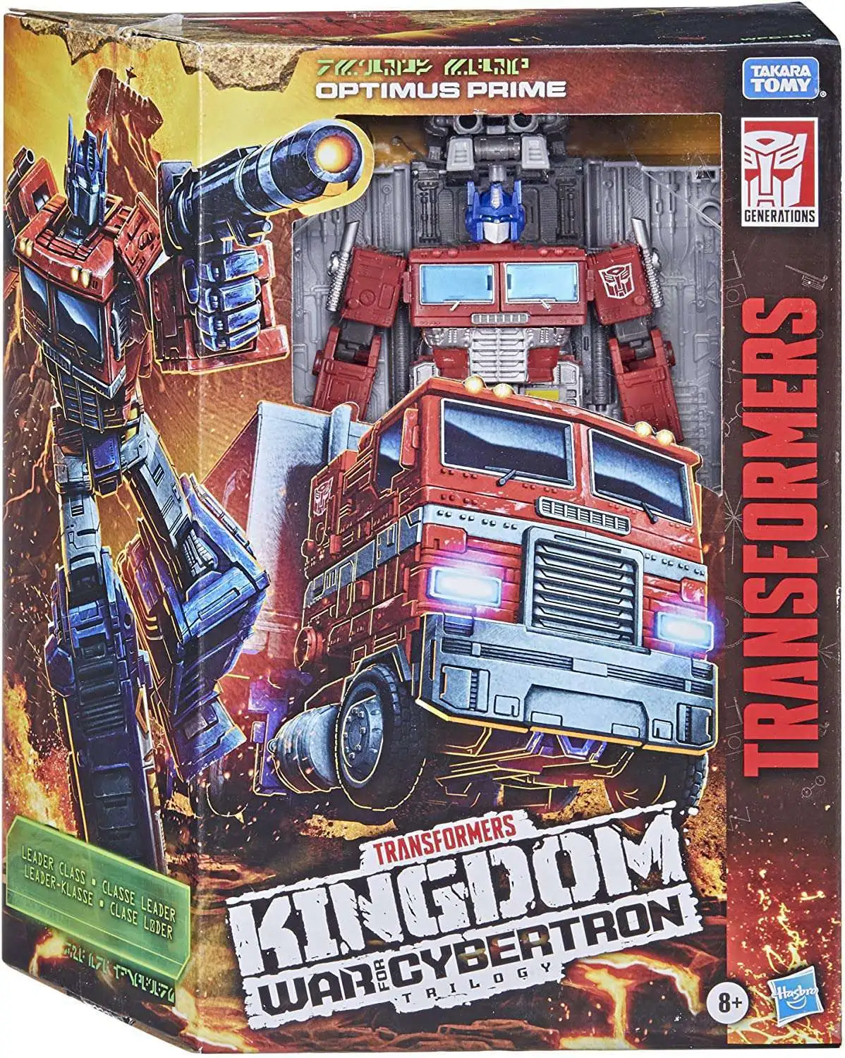 Transformers Generations Kingdom: War for Cybertron Optimus Prime Leader Action Figure