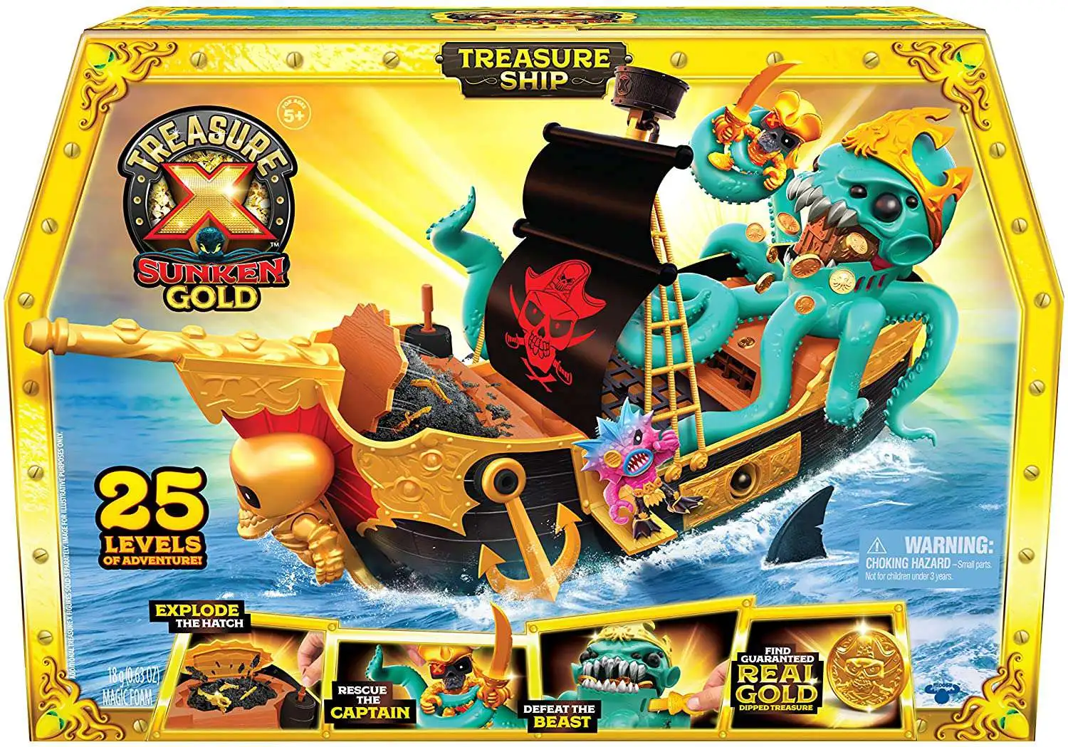 Treasure X Series 5 Sunken Gold Treasure Ship Playset