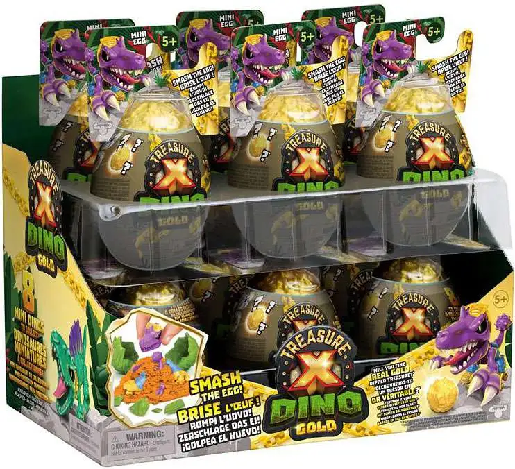 Treasure X Dino Gold: Mini Egg - Smash the Egg, Save the Dino - Moose Toys