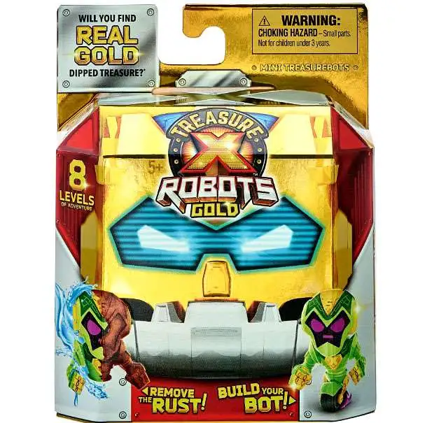 Treasure X Robots Gold Mini Bot Mystery Pack Moose Toys - ToyWiz